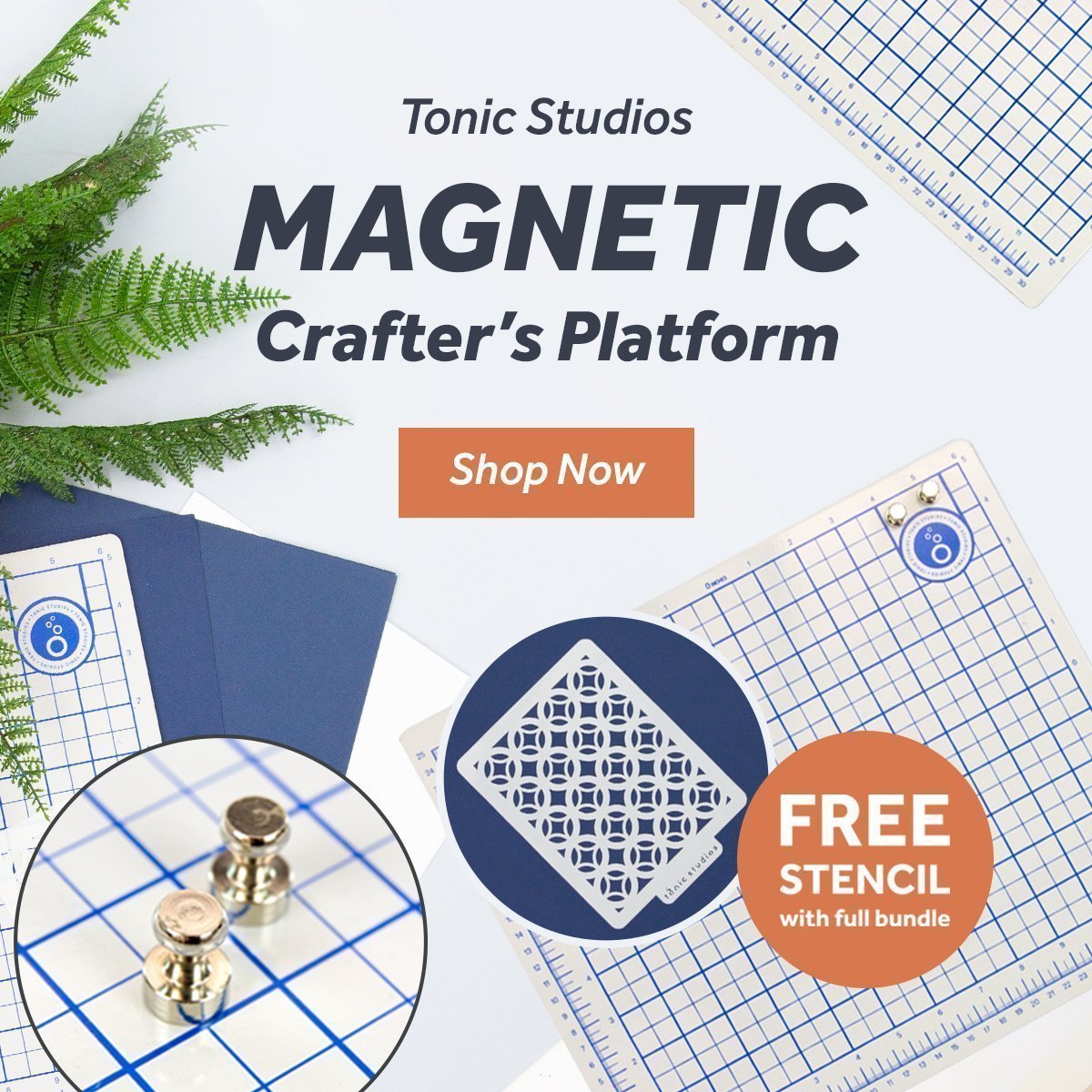 Tonic Studios Small Craft Magnets 10mm 10/Pkg