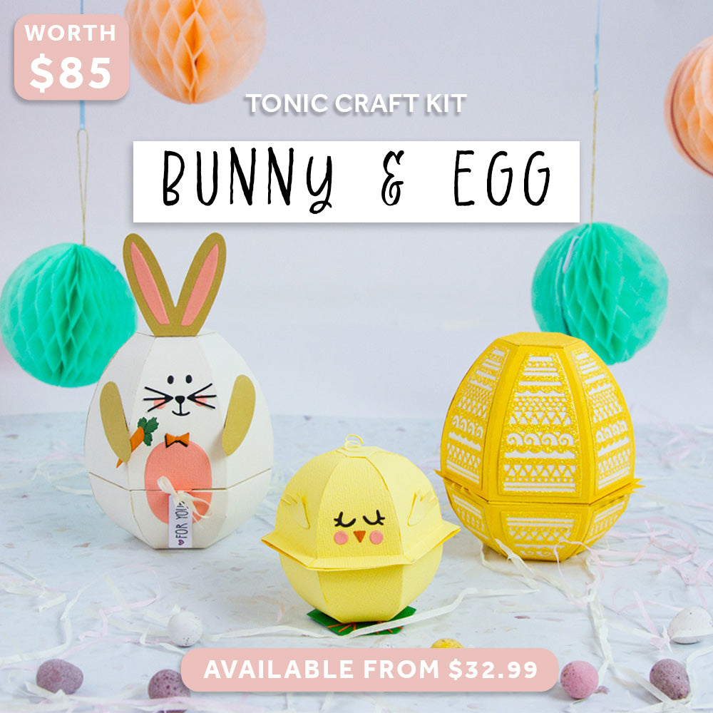 Tonic Craft Kit 76 - Bunny & Egg – Tonic Studios USA