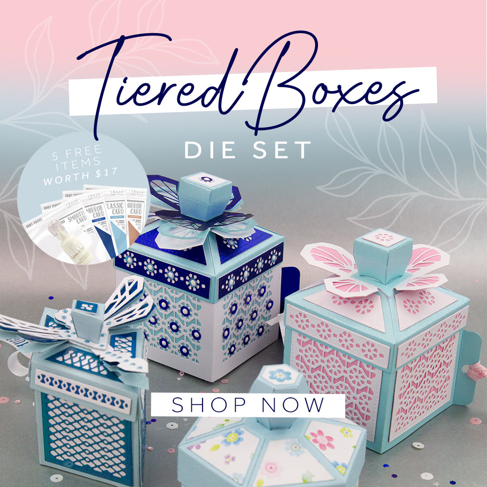 Ribbon and Key Gift Box Die Set - Showcase – Tonic Studios USA