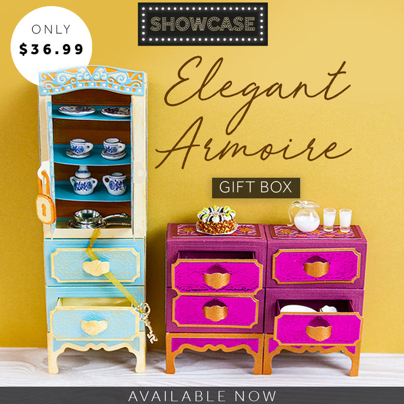 Ribbon and Key Gift Box Die Set - Showcase – Tonic Studios USA