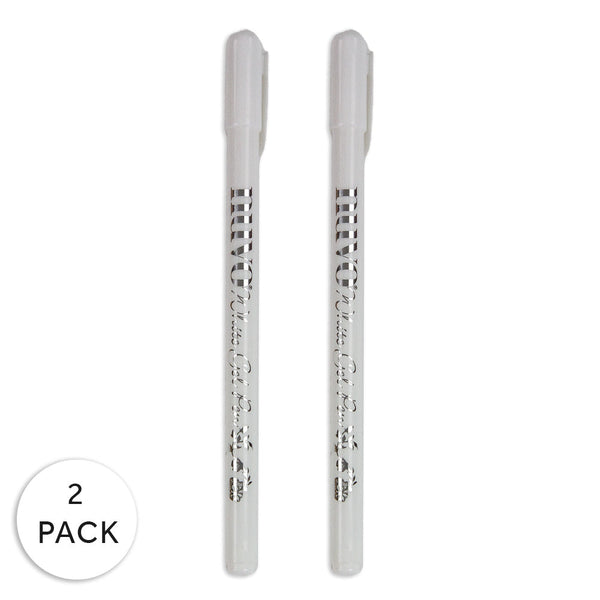 Nuvo White Gel Pens, 2 pack