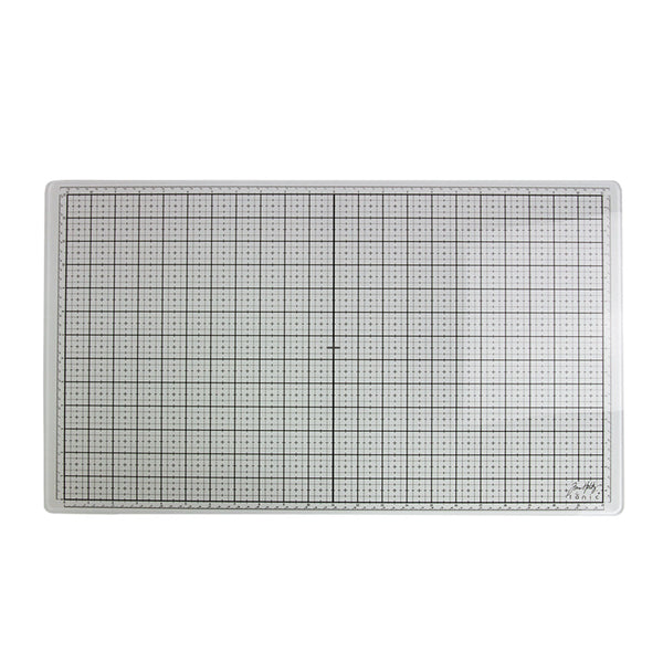 Tim Holtz 23" x 14" Glass Studio Media Mat, White