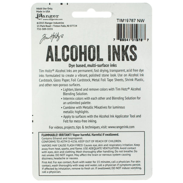 Tim Holtz Alcohol Ink Kits, 3 Colors