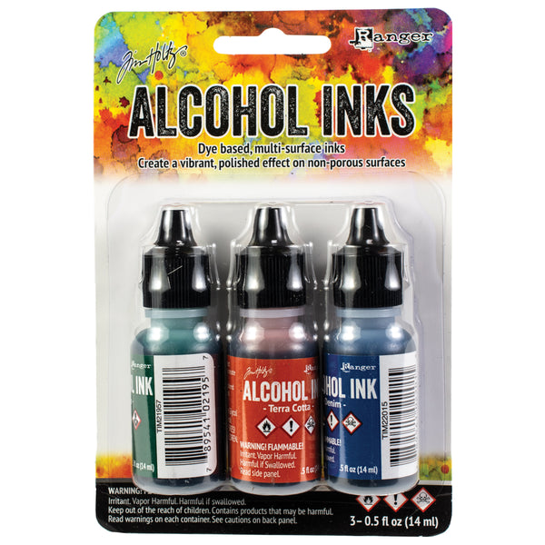 Tim Holtz Alcohol Ink Kits, 3 Colors