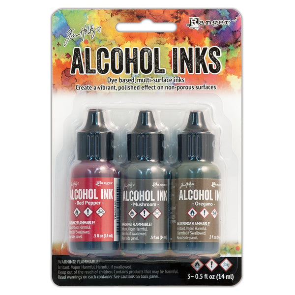 Tim Holtz Alcohol Ink Kits, 3 Colors