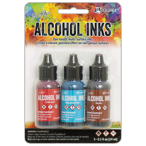 Tim Holtz Alcohol Ink Kits, 3 Colors