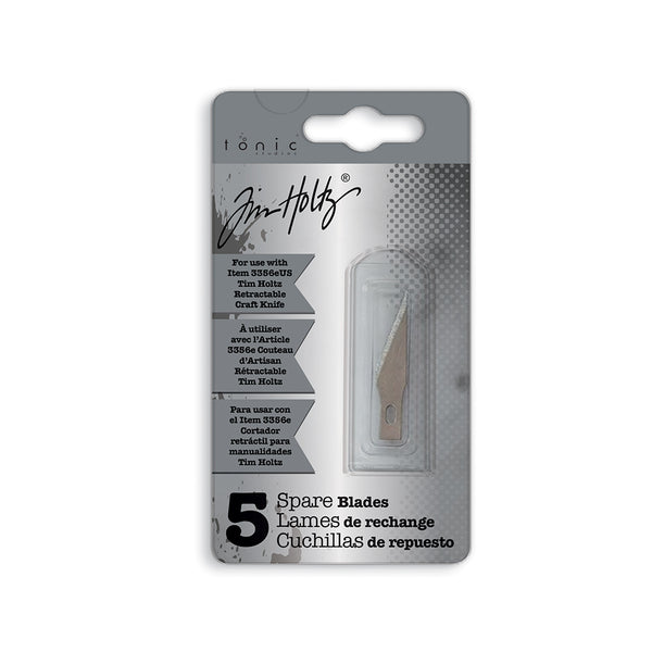 Spare Tim Holtz Craft Knife & Trimmer Blades With a Handy Storage Pouch