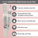 Load image into Gallery viewer, Medium Flat Tip, Large Flat Tip, or Smooth Precision Nuvo Glue Pens