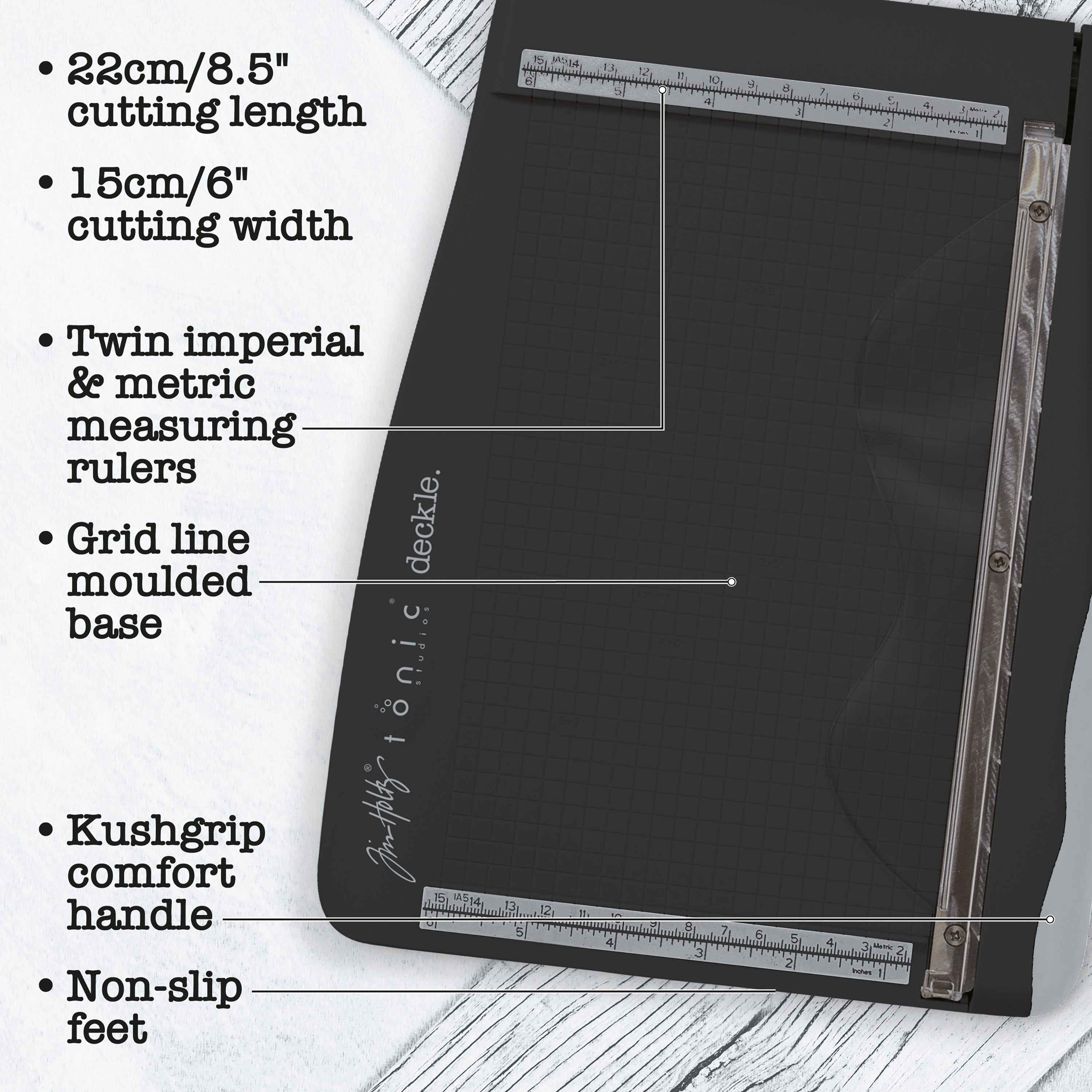  Tim Holtz - Deckle Torn Edge Trimmer - 3561E : Office Products