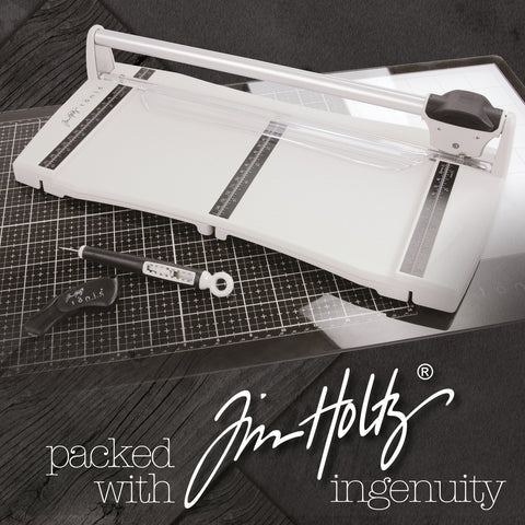 How to Get Perfectly Clean, Crisp Cuts with the Tim Holtz Rotary Media  Trimmer