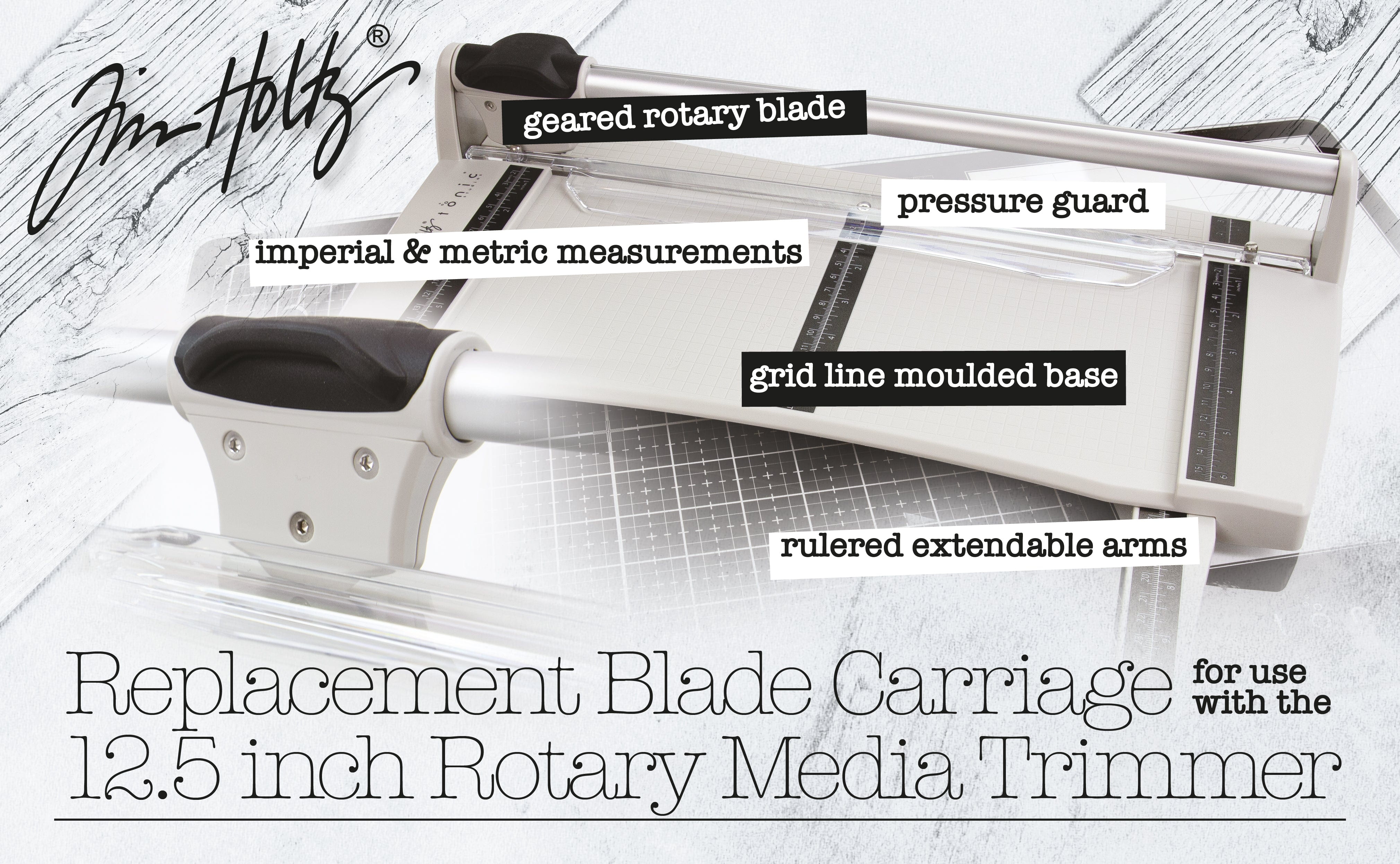 The NEW Tim Holtz Tonic Rotary Media Trimmer!