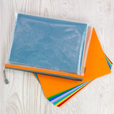 Load image into Gallery viewer, Craft Perfect Ombre Iridescent Mirror Cardstock Full Collection with FREE Storage Pouch