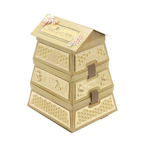 Buzzing Beehive House Gift Box Die Set