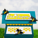 Load image into Gallery viewer, Buzzing Beehive House Gift Box Die Set