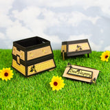 Load image into Gallery viewer, Buzzing Beehive House Gift Box Die Set