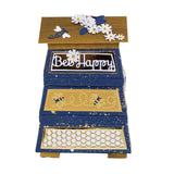 Load image into Gallery viewer, Buzzing Beehive House Gift Box Die Set