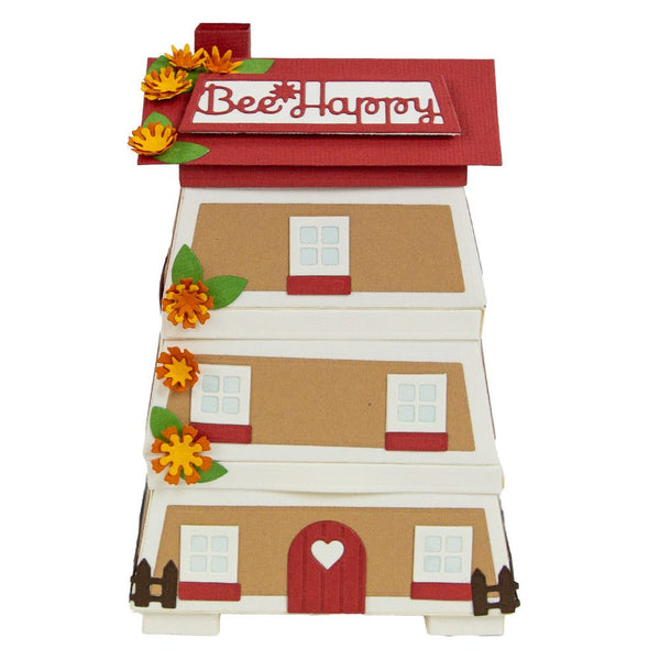 Buzzing Beehive House Gift Box Die Set