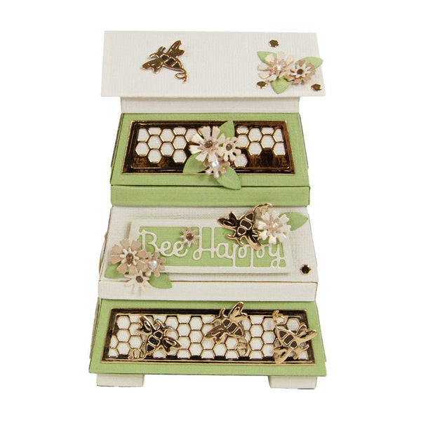 Buzzing Beehive House Gift Box Die Set