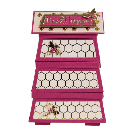 Buzzing Beehive House Gift Box Die Set