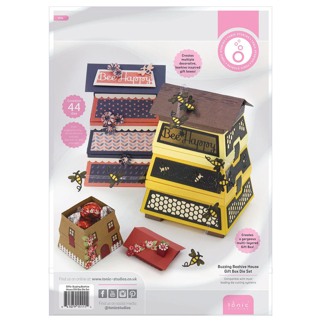 Buzzing Beehive House Gift Box Die Set