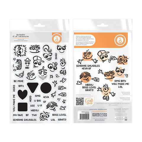 Geo Buddies Die, Stamp & Stencil Collection - DB145