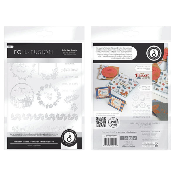 Harvest Cascade 2x Foil Fusion Adhesive Sheets Bundle