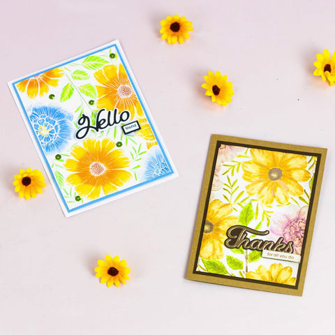 Brand New Foil Fusion and Botanical 3D Embossing Folders Collection - DB128