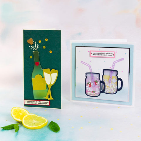 Bottoms Up Die & Stamp Set Collection - DB132