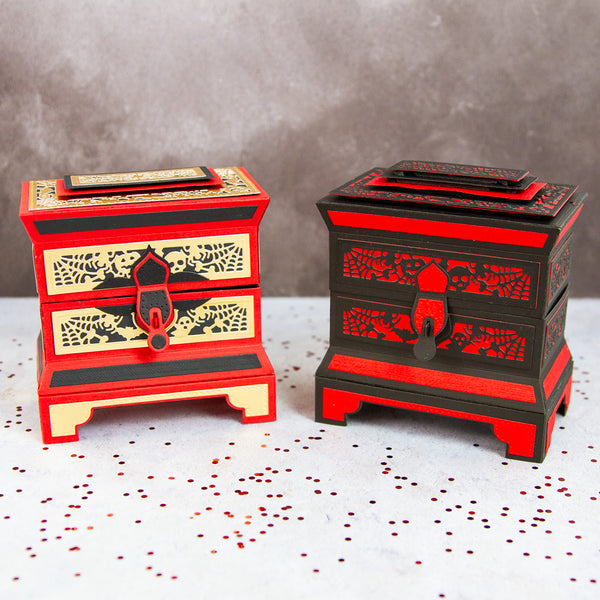 Sepulchre Box & Happy Hauntings Embellishment Die Set Collection