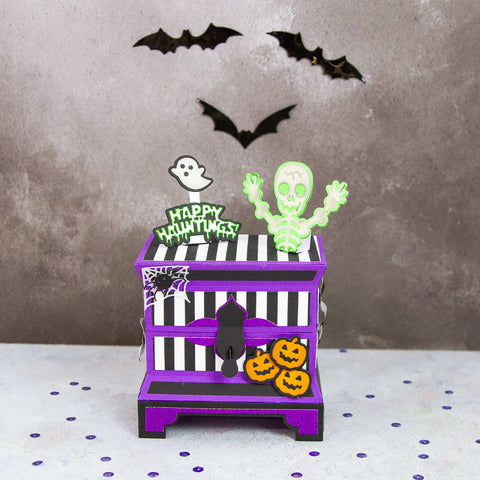 Sepulchre Box & Happy Hauntings Embellishment Die Set Collection