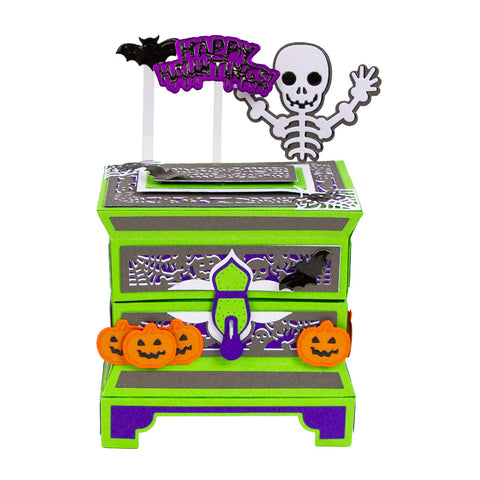 Sepulchre Box & Happy Hauntings Embellishment Die Set Collection