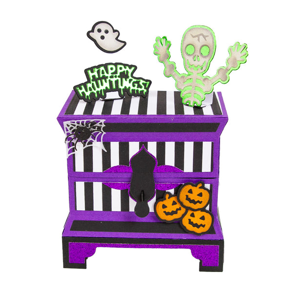 Sepulchre Box & Happy Hauntings Embellishment Die Set Collection