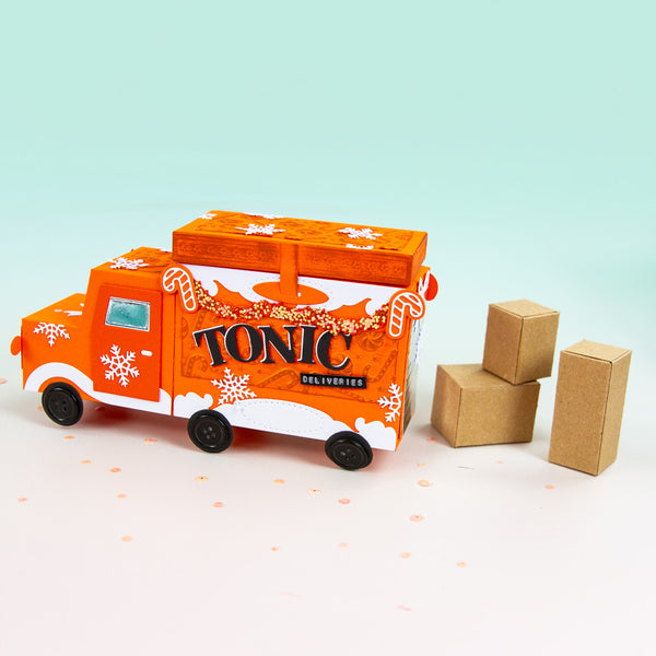 Tonic Studios Truck & Track Christmas Die Set