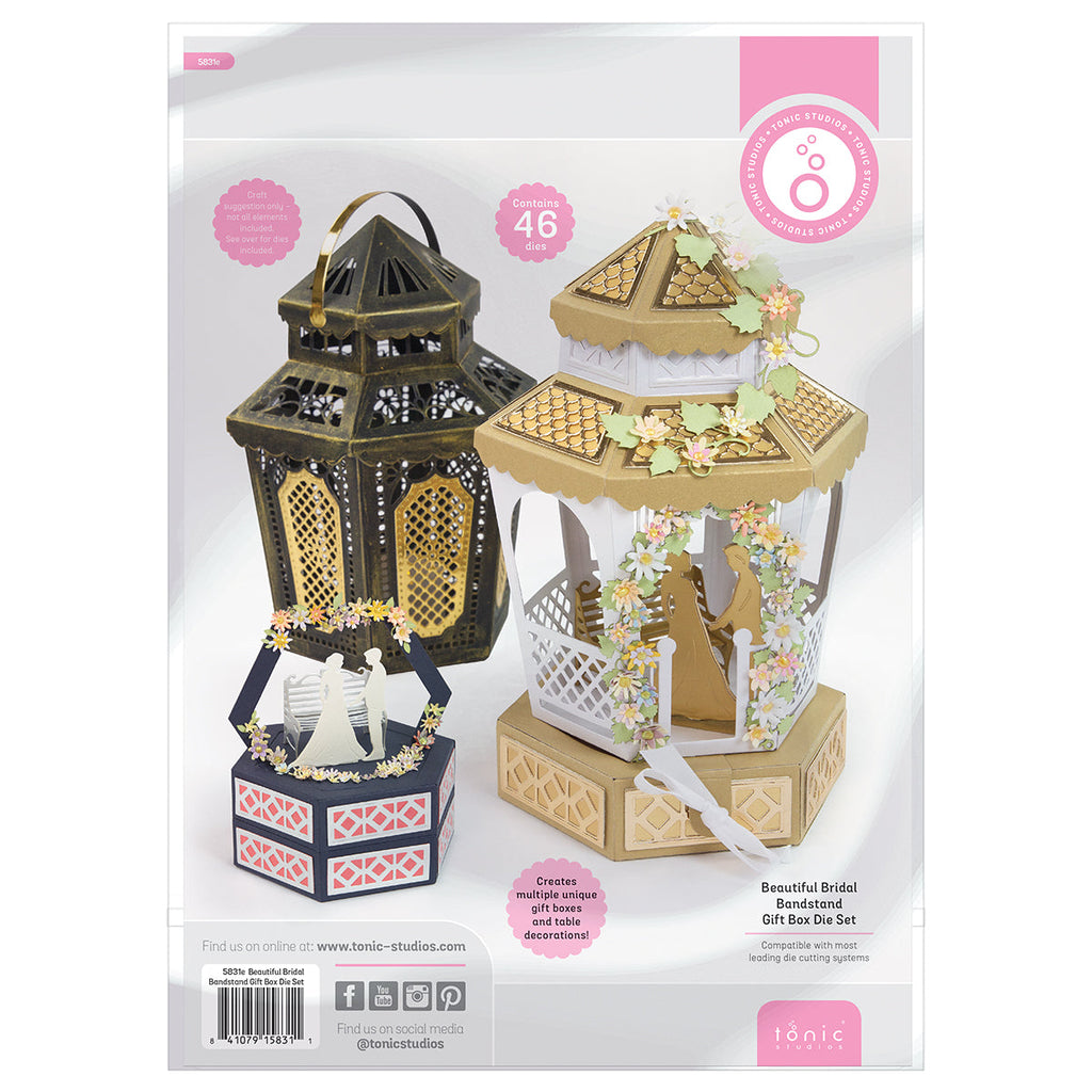 Beautiful Bridal Bandstand Gift Box - Showcase Die Set