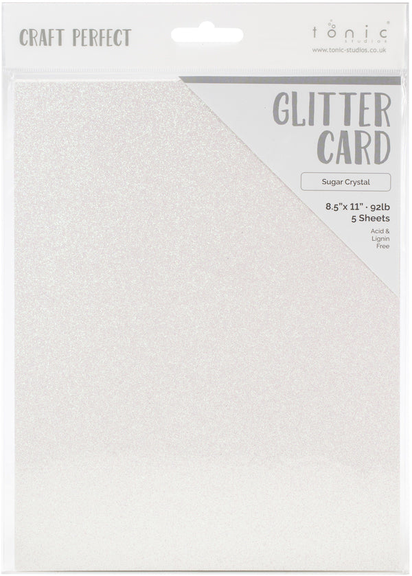 Craft Perfect 8.5" x 11" Iridescent Glitter Cardstock