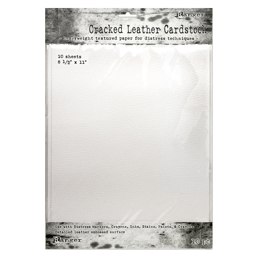 Tim Holtz Distress Cracked Leather Cardstock, 8.5