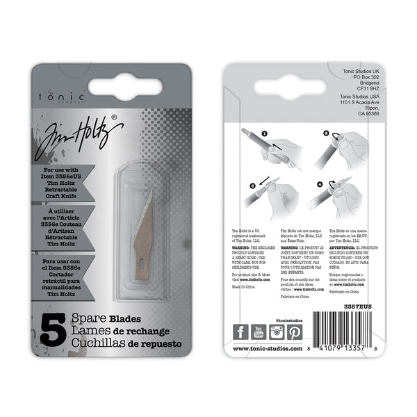 Tim Holtz Retractable Craft Knife and Refill Blades