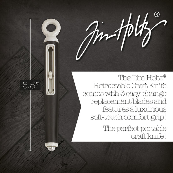 Tim Holtz Retractable Craft Knife and Refill Blades