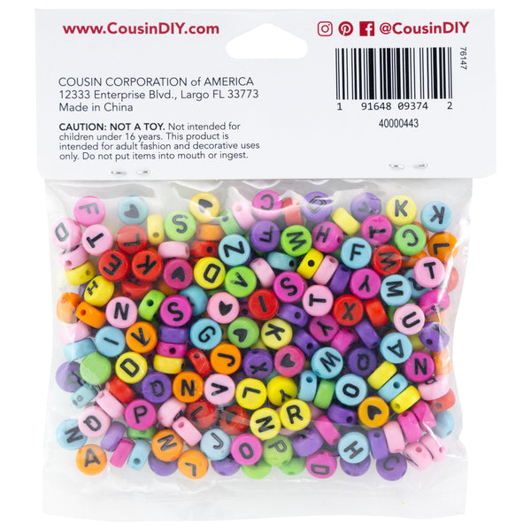 CousinDIY Alphabet Beads