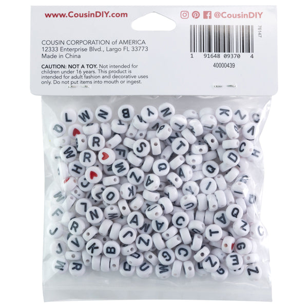 CousinDIY Alphabet Beads