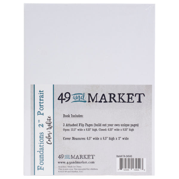 Foundations 8.5" x 6.5" x 2" Albums from 49 and Market