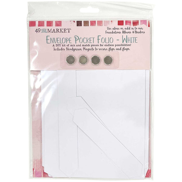 Foundations White Envelope Pocket Folio from 49 and Market