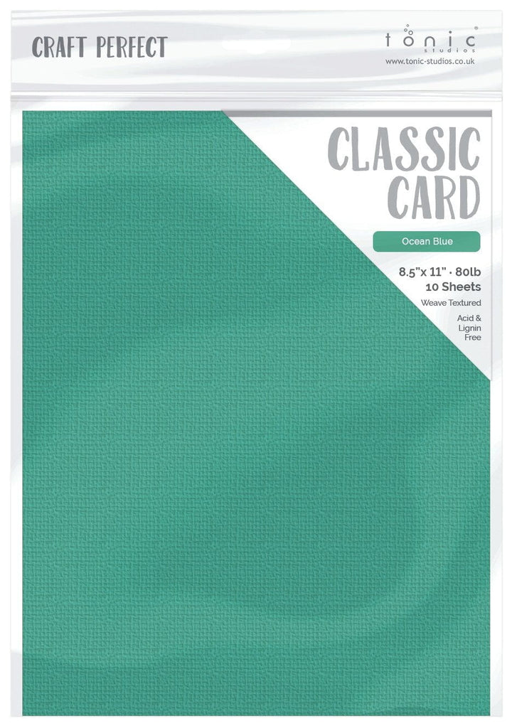 Craft Perfect 8.5x11 Weave Textured Classic Cardstock Pack