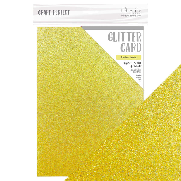 Craft Perfect 8.5" x 11" Iridescent Glitter Cardstock