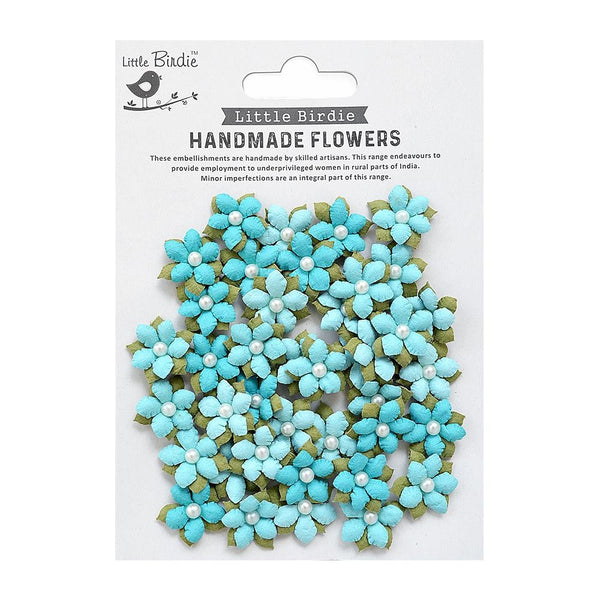 Elira Paper Flowers with Pearl Centers from Little Birdie