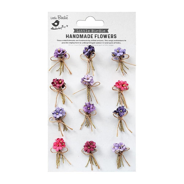 Mini Paper Flower Bouquets from Little Birdie