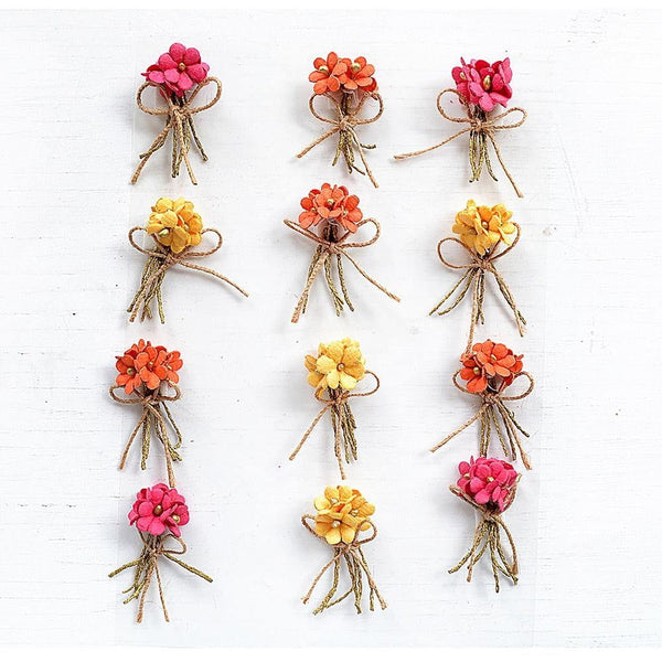 Mini Paper Flower Bouquets from Little Birdie