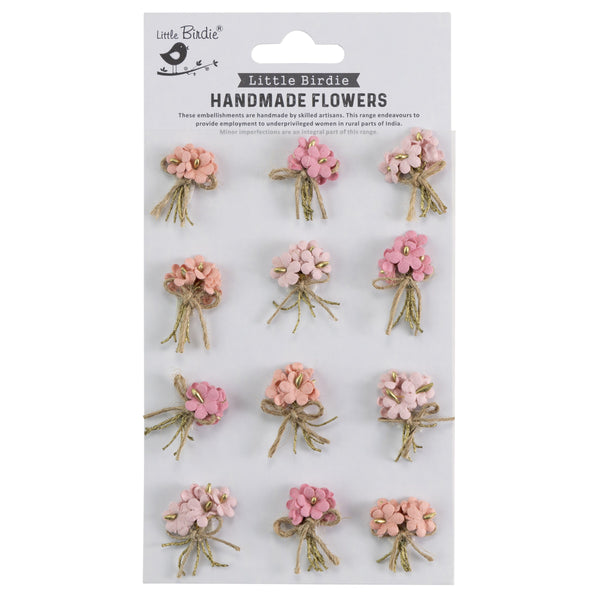 Mini Paper Flower Bouquets from Little Birdie