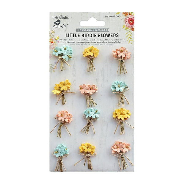 Mini Paper Flower Bouquets from Little Birdie