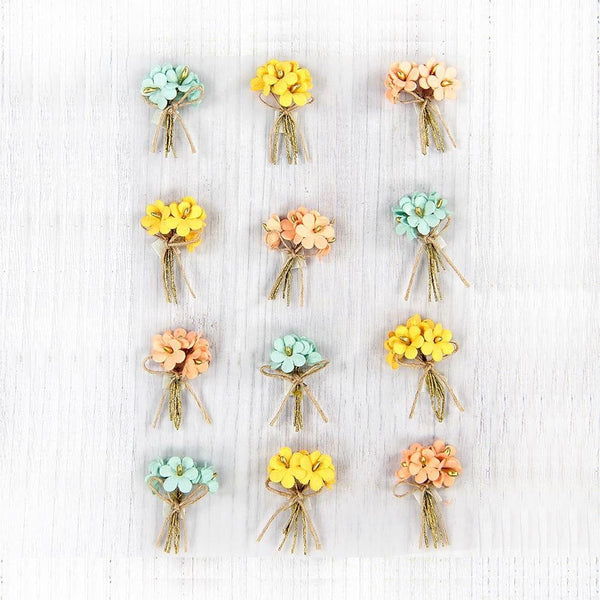 Mini Paper Flower Bouquets from Little Birdie